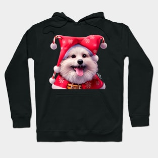 Christmas Pomeranian Puppy Hoodie